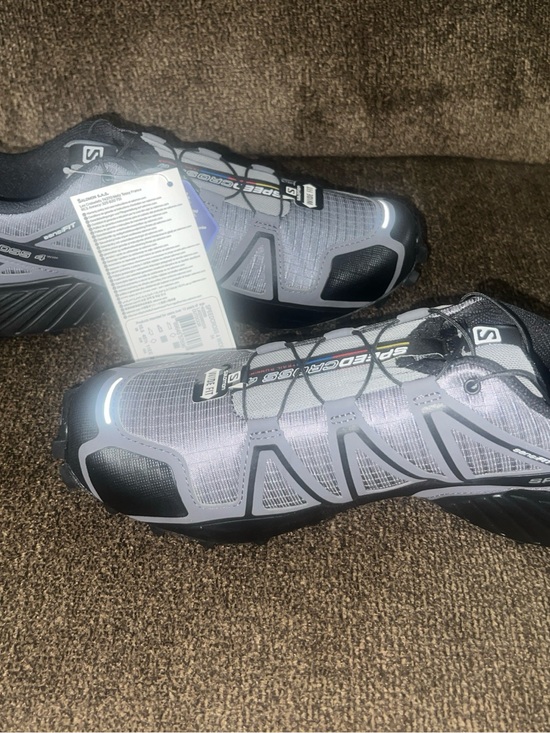 Salomon Speedcross 5 Wide Fit Trail Shoes - Gray/Black main image 6